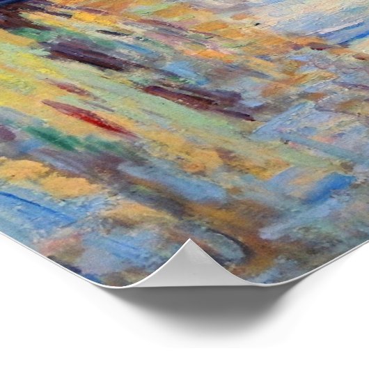 Guillaumin - Seine in Samois Poster (Ecke)