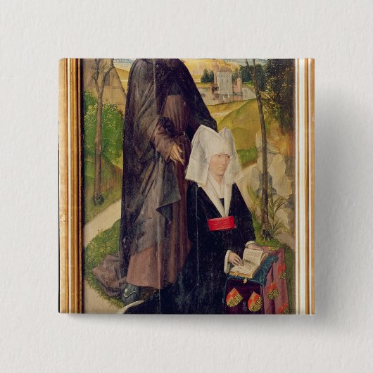 Guillemette de Montagu mit Heiligem Guillaume Button (Vorderseite)