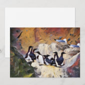 Guillemots Art Feiertagskarte (Vorne/Hinten)