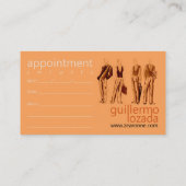 Guillermo Lozada | Zearonne.com Terminkarte (Rückseite)