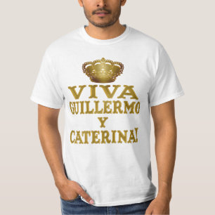 Guillermoy Caterina Boda wirklicher Camisas y Mas T-Shirt