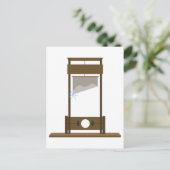 Guillotine Postkarte (Stehend Vorderseite)