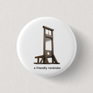 Guillotinen-Erinnerung von den Bauern Button