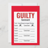 Guilty 34 Times Verdict Scorecard Trump