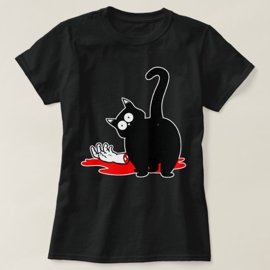 Guilty Cat T - Shirt (Design vorne)