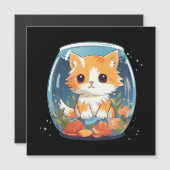 Guilty Kitty Magnetkarte (Vorne/Hinten)