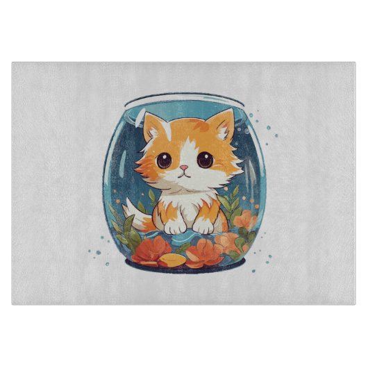 Guilty Kitty Schneidebrett (Vorderseite)