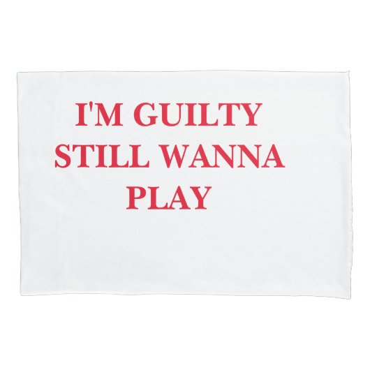 GUILTY Pillowcase Kissenbezug (Vorderseite)