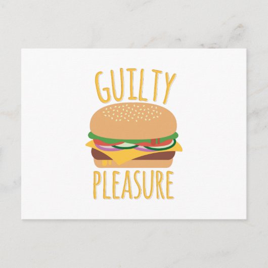 Guilty Pleasure Postkarte (Vorderseite)