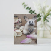 Guilty rabbit postkarte (Stehend Vorderseite)