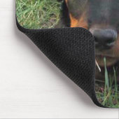 Guilty Rottweiler Puppy Mouse Pad Mousepad (Ecke)