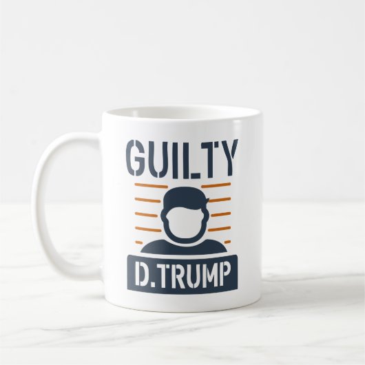 Guilty Trump Kaffeetasse (Links)