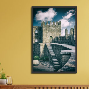 Guimaraes Burg Interieur. Guimaraes, Portugal. Poster