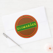 Guimarães City Pride Emblem – Portuguese Identity Runder Aufkleber (Umschlag)