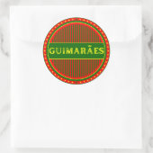 Guimarães City Pride Emblem – Portuguese Identity Runder Aufkleber (Tasche)