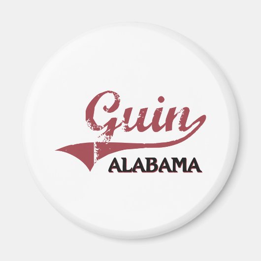 Guin Alabama City Classic Magnet (Vorne)