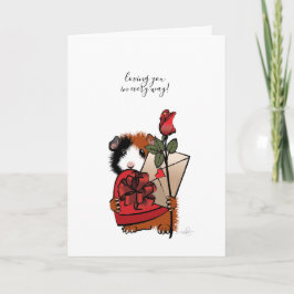 Guinea am Muttertag Schweinefleisch Liebe Karte