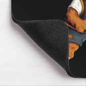 Guinea Basketball Schweine Mousepad (Ecke)