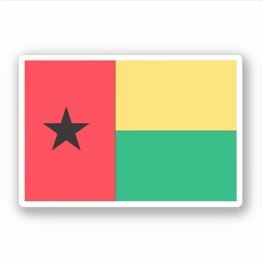 Guinea-Bissau Aufkleber (Vorderseite)
