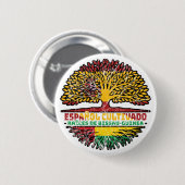 Guinea-Bissau Bissau-guineischer Baum Spanien Button (Vorne & Hinten)