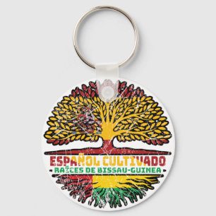 Guinea-Bissau Bissau-guineischer Baum Spanien Schlüsselanhänger