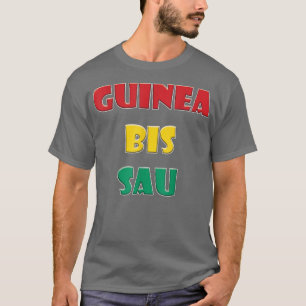 Guinea bissau farbige Worte T-Shirt