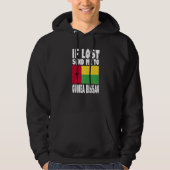 Guinea Bissau Flag Design If lost send me to Guin Hoodie (Vorderseite)
