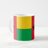 Guinea-Bissau-Flag-Keramik Tasse (Vorderseite Links)