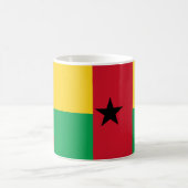 Guinea-Bissau-Flag-Keramik Tasse (Mittel)