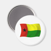 Guinea Bissau Flag Magnet (Vorderseite/Rückseite)