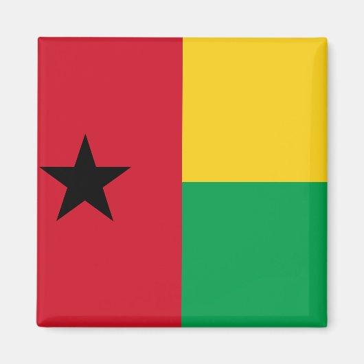 Guinea-Bissau Flag Magnet (Vorne)