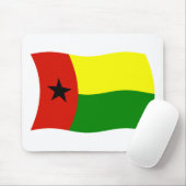 Guinea Bissau Flag Mousepad (Mit Mouse)