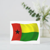 Guinea Bissau Flag Postkarte (Stehend Vorderseite)