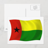 Guinea Bissau Flag Postkarte (Vorne/Hinten)