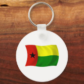 Guinea Bissau Flag Schlüsselanhänger (Vorderseite)