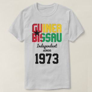Guinea-Bissau Flag Unabhängigkeit Feier T-Shirt