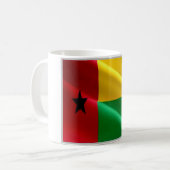 Guinea-Bissau - Flag Wave - Kaffeetasse (Vorderseite Links)