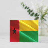 Guinea-Bissau - Flag Wave - Postkarte (Stehend Vorderseite)