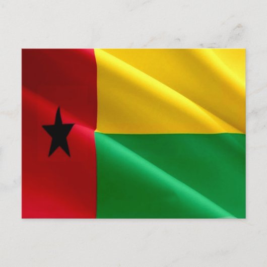 Guinea-Bissau - Flag Wave - Postkarte (Vorderseite)