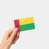 Guinea-Bissau-Flagge Ausweis (Handheld)