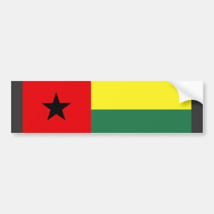 Guinea-Bissau Flagge Autoaufkleber