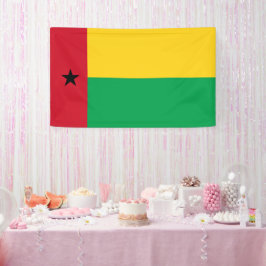 Guinea-Bissau-Flagge Banner