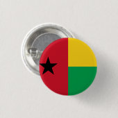 Guinea-Bissau-Flagge Button (Vorne & Hinten)