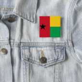 Guinea-Bissau-Flagge Button (Beispiel)