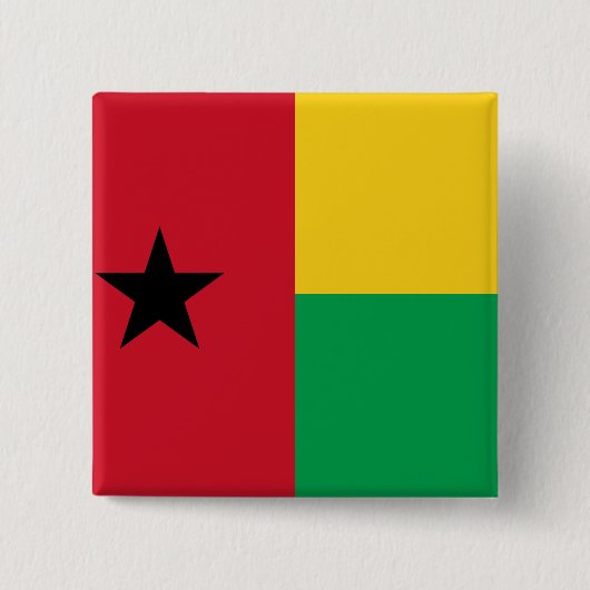 Guinea-Bissau-Flagge Button (Vorderseite)