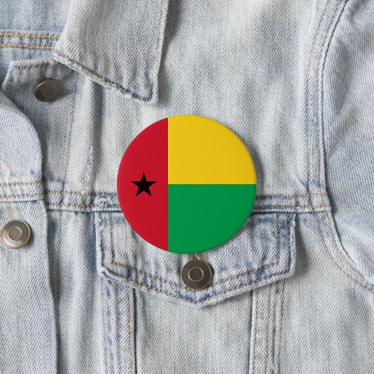 Guinea-Bissau-Flagge Button (Beispiel)