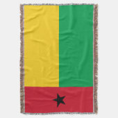 Guinea-Bissau-Flagge Decke (Vorderseite Vertikal)