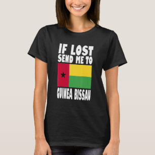 Guinea-Bissau-Flagge Design Wenn verloren, schick T-Shirt