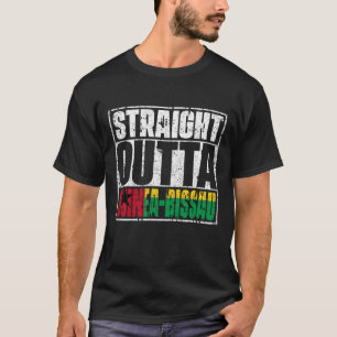 Guinea-Bissau-Flagge direkt vor der Tür T-Shirt