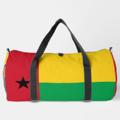 Guinea-Bissau-Flagge Duffle Bag (Rückseite)